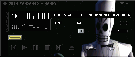 Grim Fandango WinAmp Skin