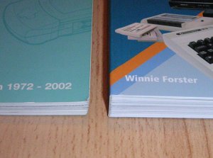 Links die erste, rechts die zweite Auflage