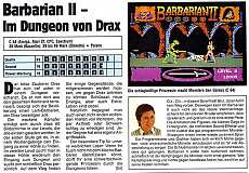 'Barbarian 2 - Im Dungeon von Drax Testbericht'