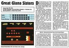 'Great Giana Sisters Testbericht'