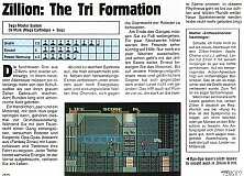 'Zillion: The Tri Formation Testbericht'