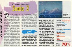 'Sonic 2 Testbericht'